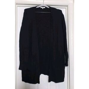 Madewell Nylon‎ Merino Wool/Alpaca Blend Cardigan Sweater Medium Oversized Black